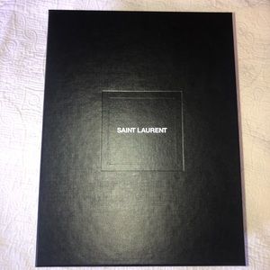 Empty Saint Laurent shoe box